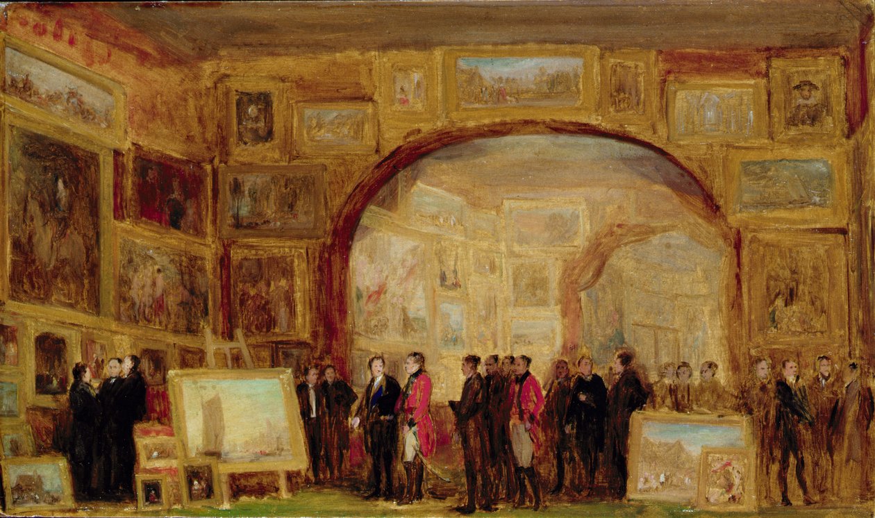 En utstilling av gamle mestere ved den britiske institusjonen av David Wilkie