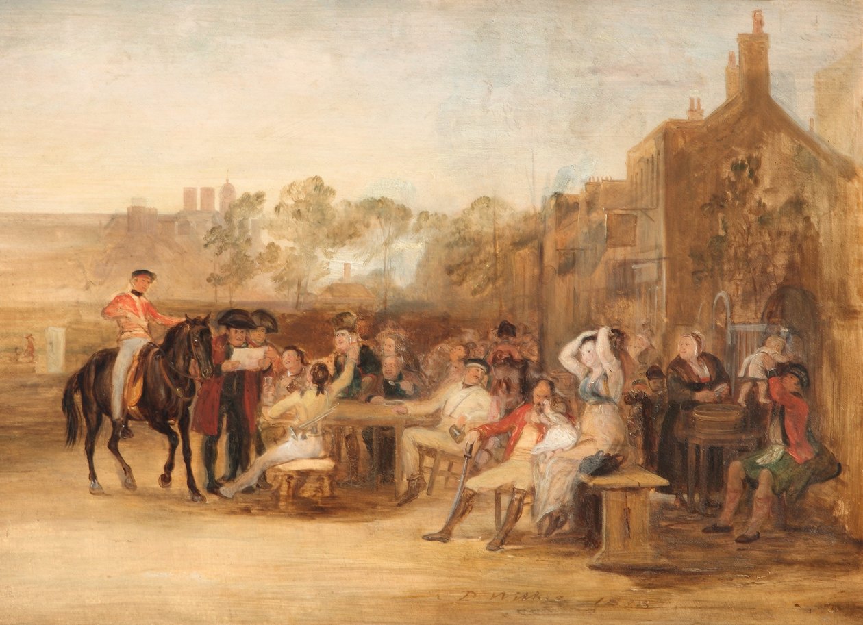 Chelsea Pensjonister som leser Waterloo Despatch, 1819 av David Wilkie