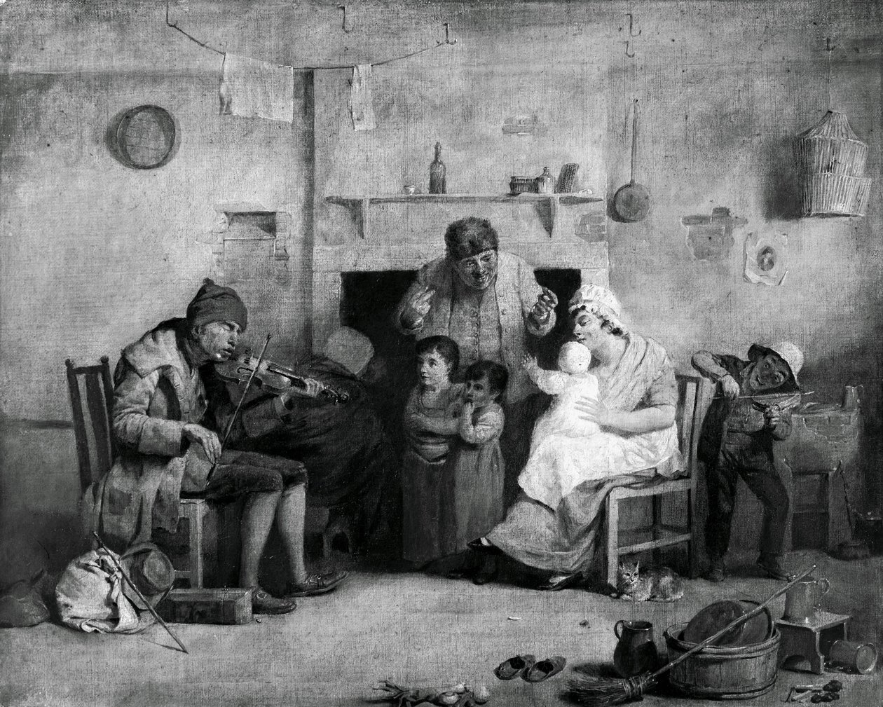 Den blinde felespilleren av David Wilkie