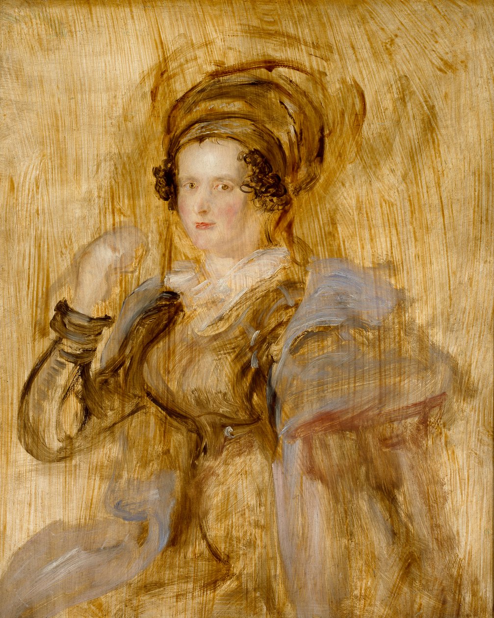 Maria, Lady Callcott, slutten av 1830-årene av David Wilkie