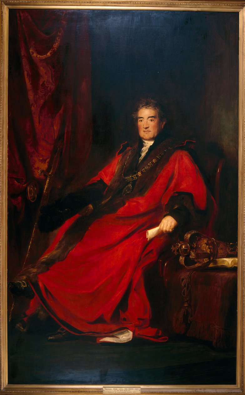 Matthias Prime Lukas, Lord Mayor 1827 og president for St. Bartholomew