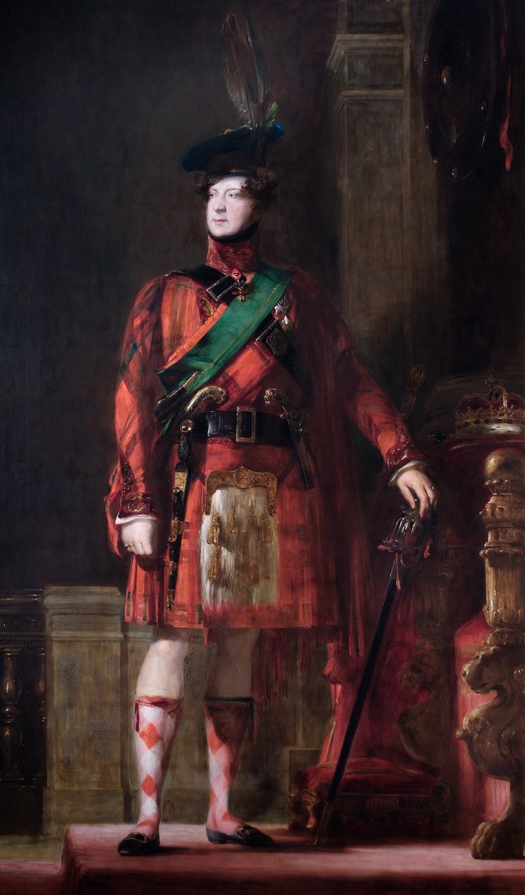 Portrett av kong George IV, 1830. av David Wilkie