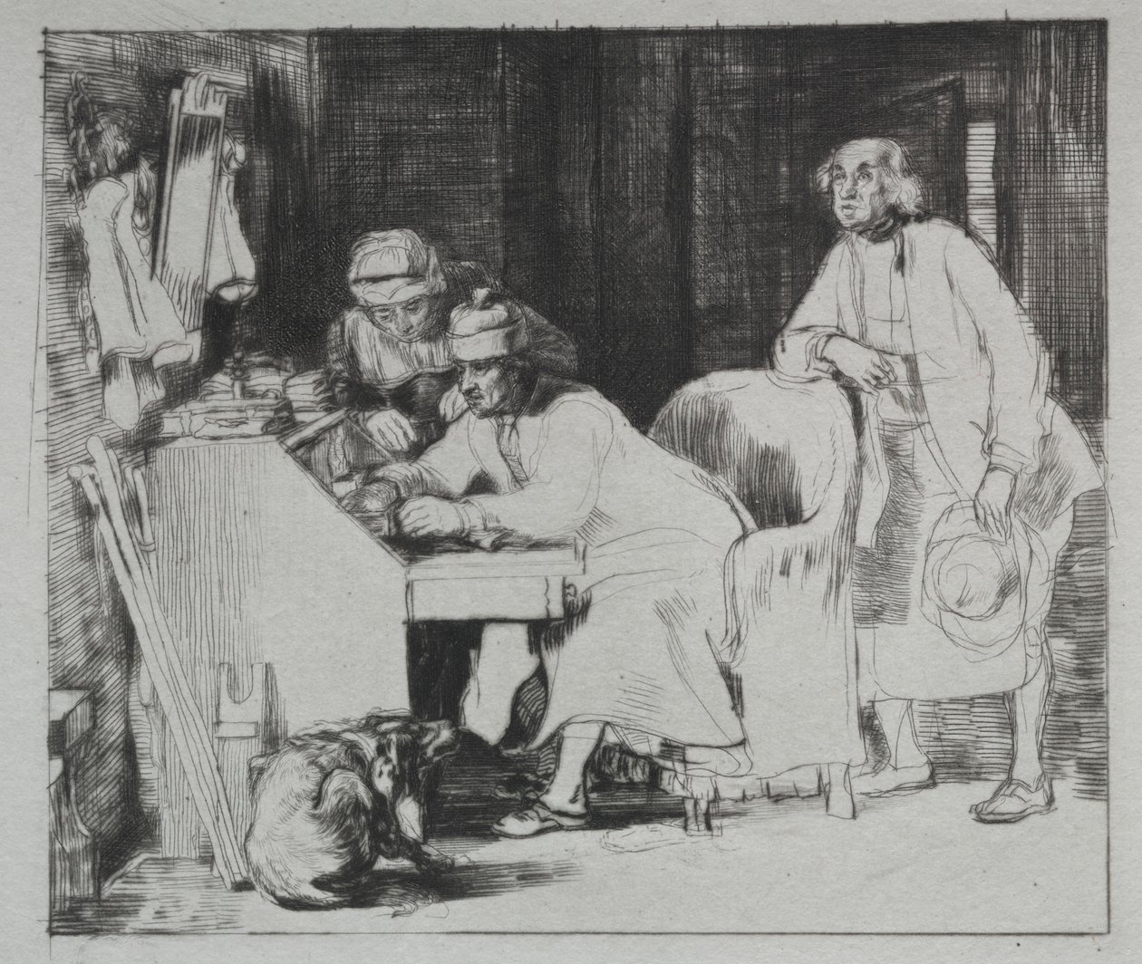 Den tapte kvitteringen, 1824. av David Wilkie