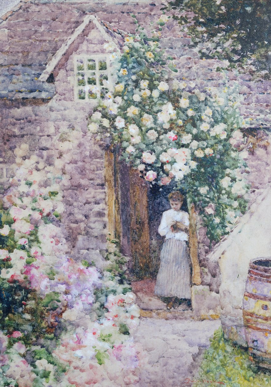En walisisk Homestead av David Woodlock