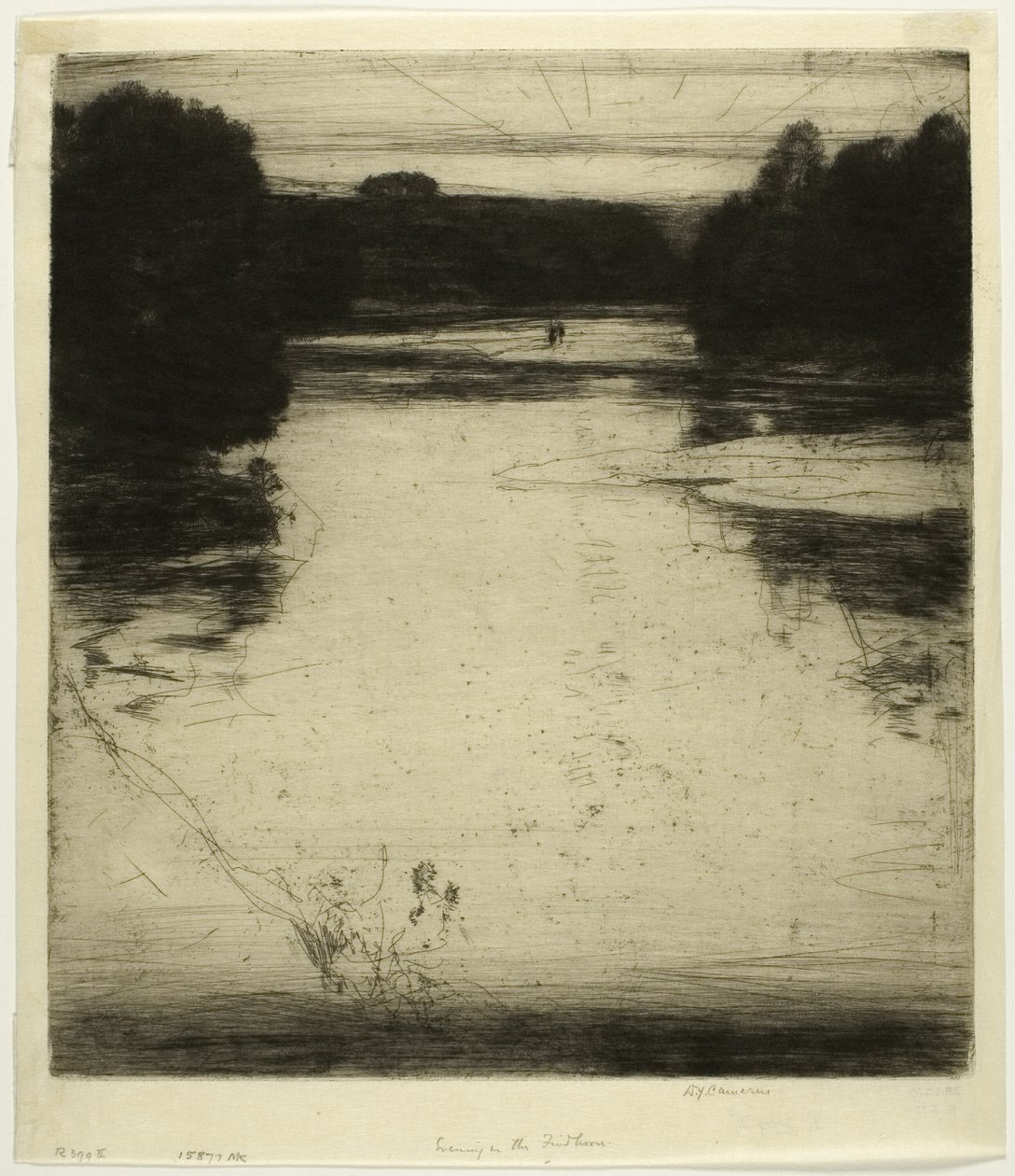 After-Glow (eller Evening) på Findhorn av David Young Cameron