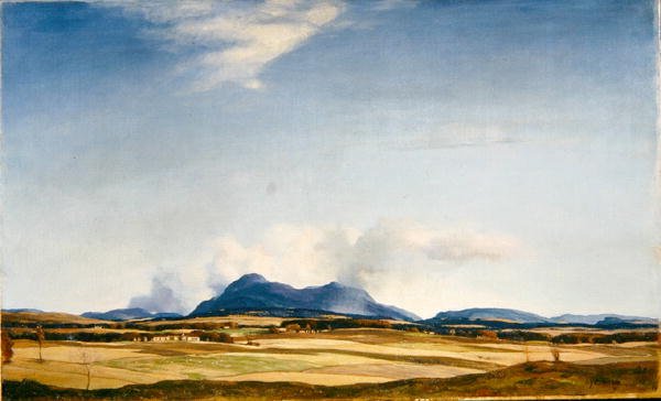Autumn Clouds, the Ochil Hills, ca. 1930 (olje på lerret) av David Young Cameron
