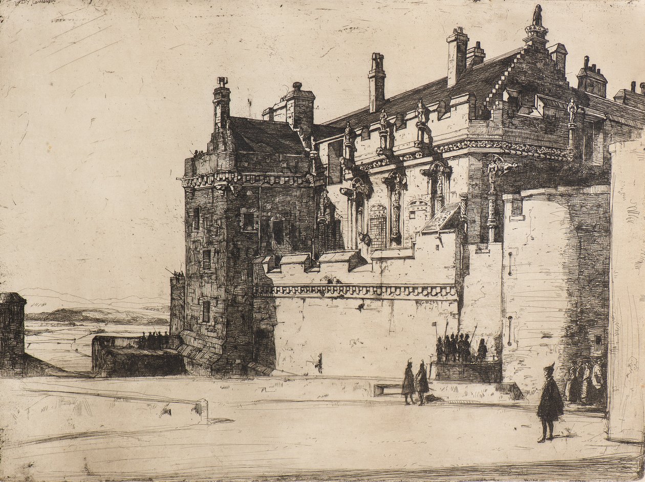 Palace of the Stuarts (radering) av David Young Cameron
