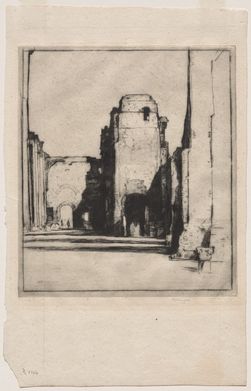 Tepidarium, Caracalla-badene av David Young Cameron