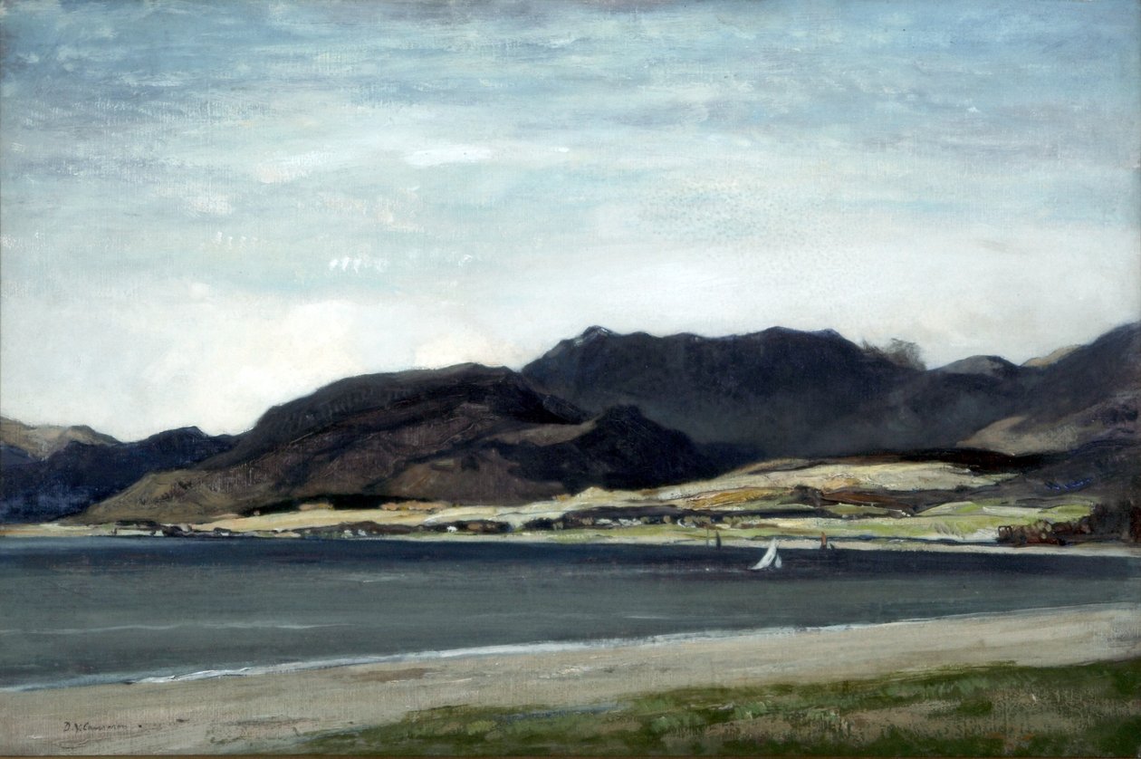 The Hills of Ardgower av David Young Cameron