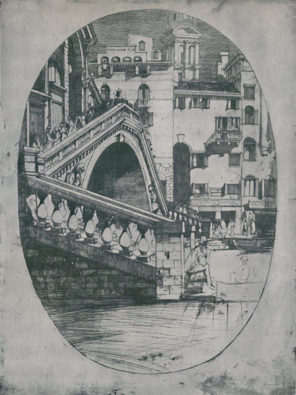 Rialto, ca 1900, 1925. av David Young Cameron