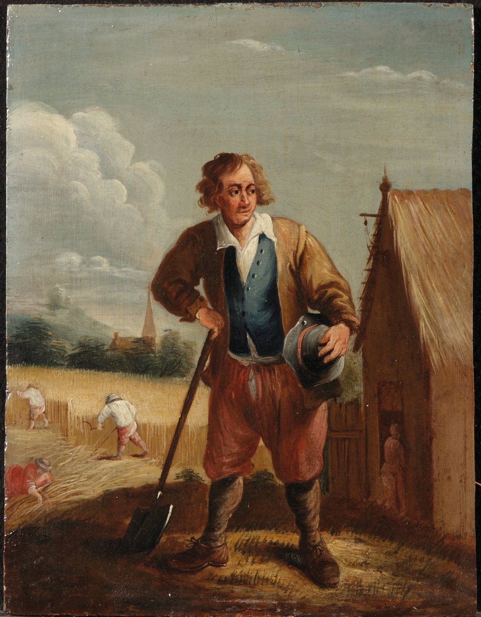 En allegori over de fire elementene: Jorden (olje på panel) av David the Younger (follower of) Teniers