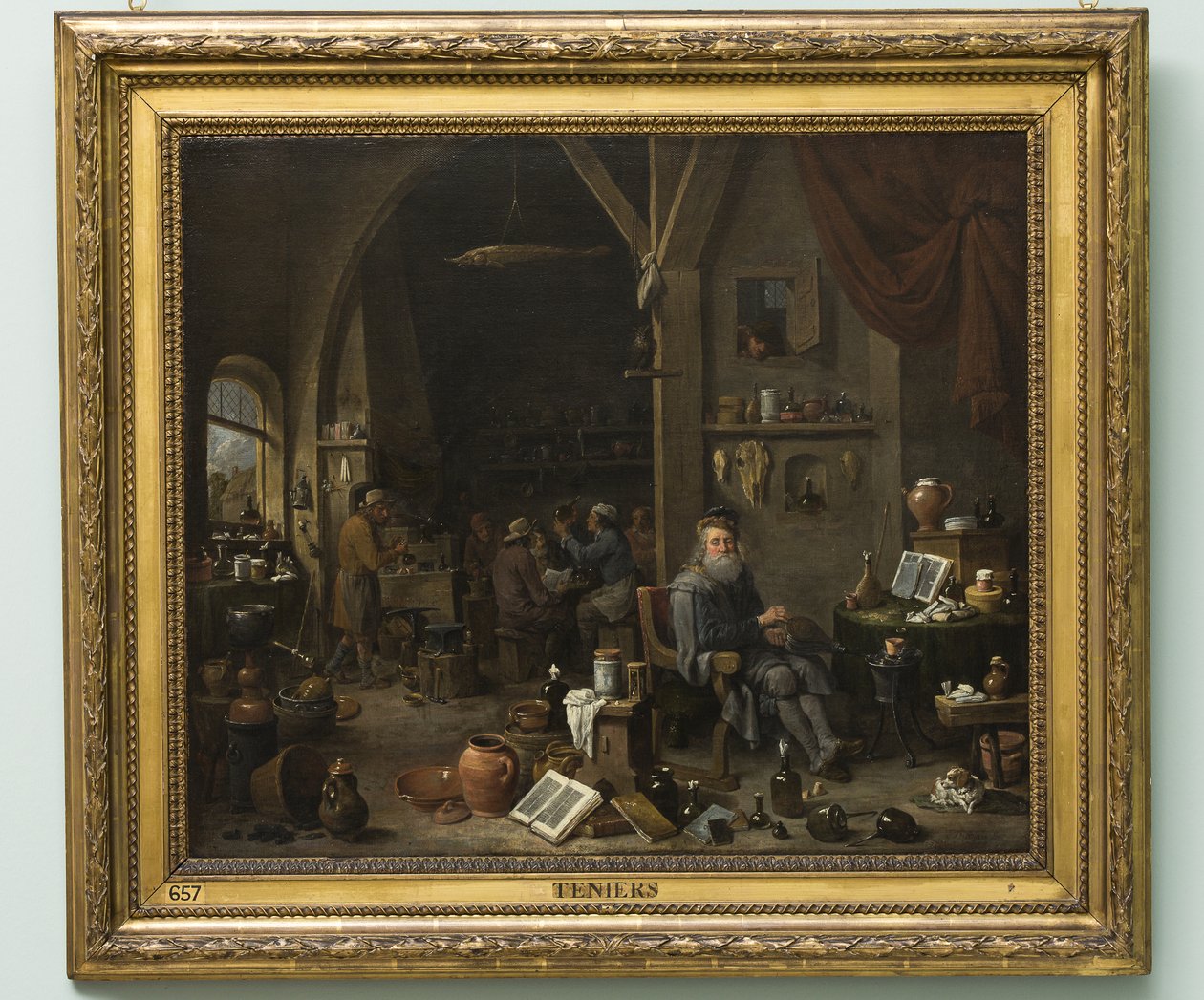 En alkymist, senere 1670-tallet (olje på lerret) av David Teniers the Younger