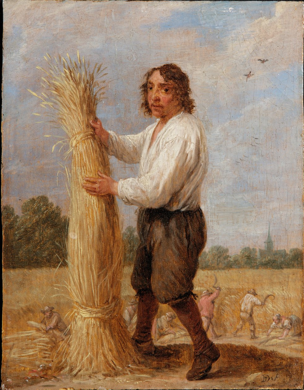 En allegori om de fire årstidene: Sommer av David Teniers the Younger