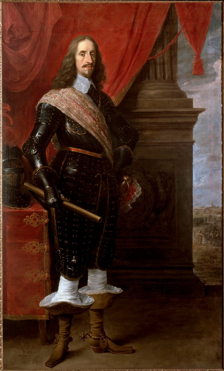 Portrett av erkehertug Leopold Wilhelm av Østerrike, foran beleiringen av Gravelines i 1652. (Maleri, ca. 1655) av David Teniers the Younger