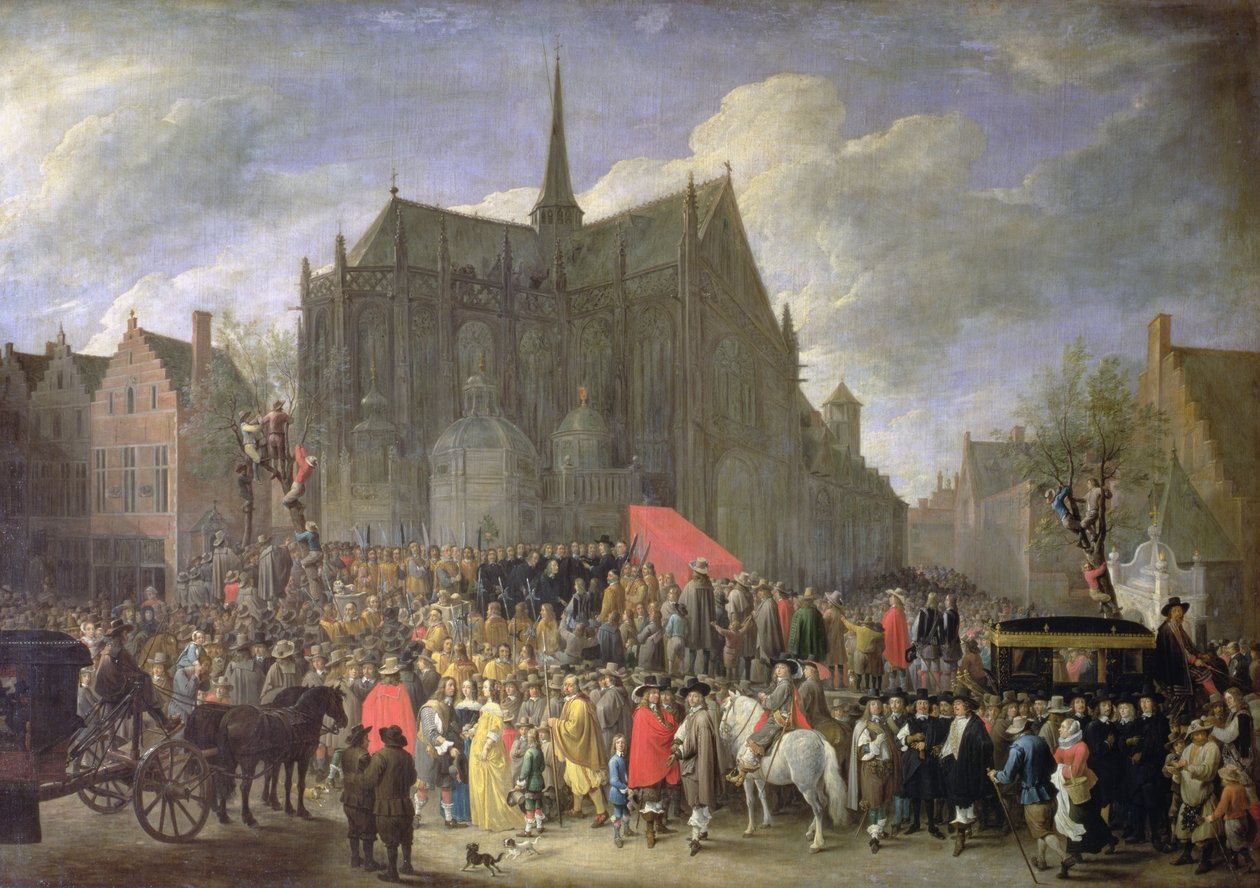 Skyting av fuglene, 1652 av David Teniers the Younger