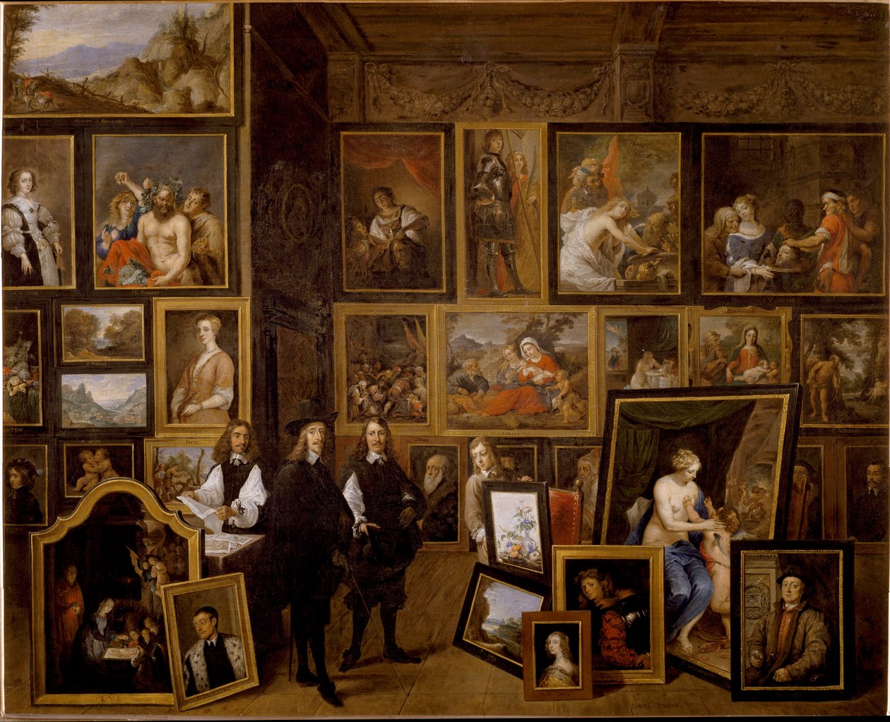 Kunstsamlingen til erkehertug Leopold Wilhelm i Brussel (maleri av David Teniers the Younger
