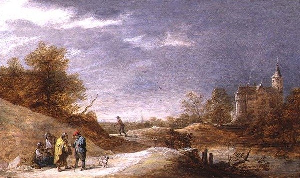 Spådame av David Teniers the Younger
