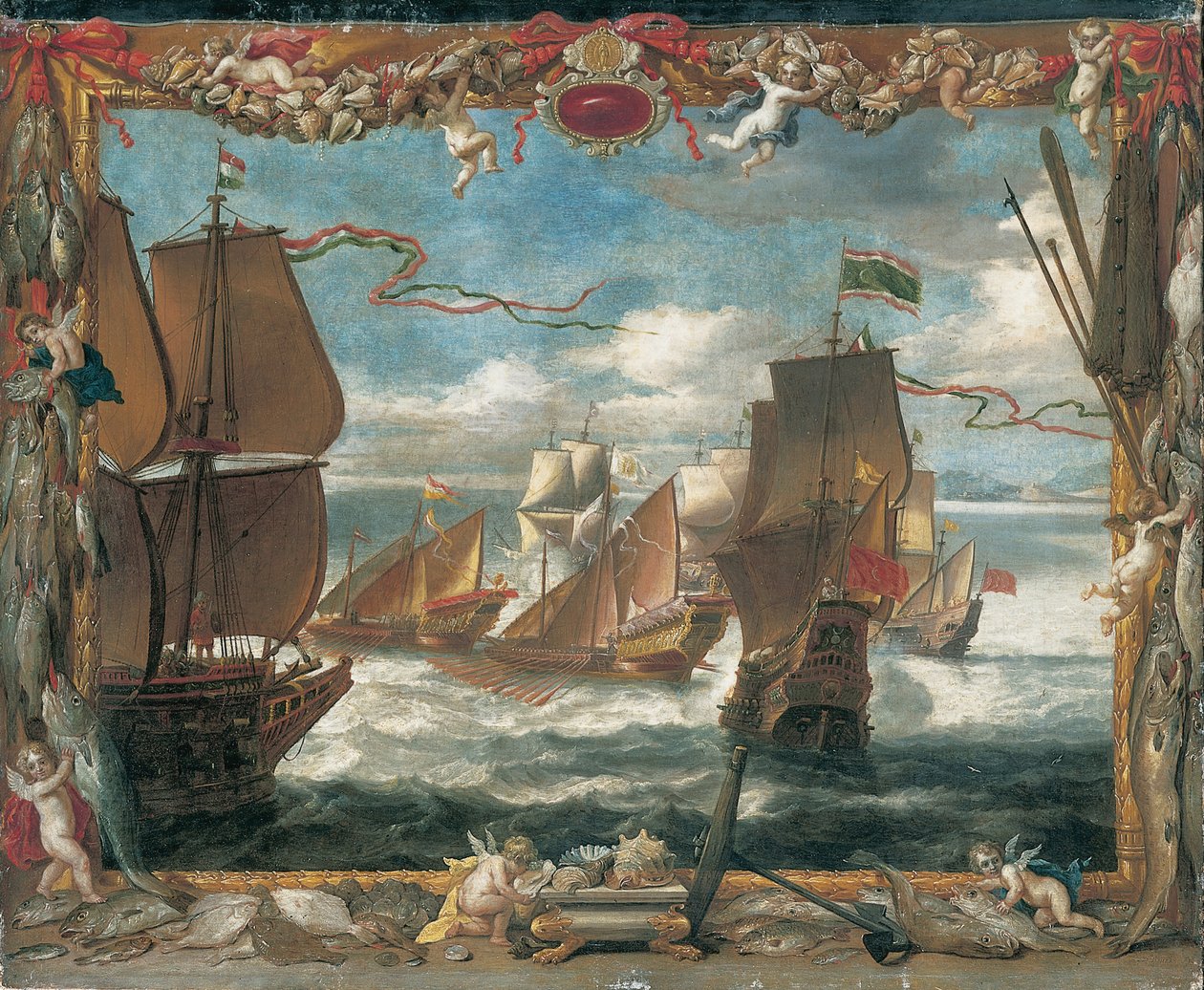 Møtet med den tyrkiske flåten av David Teniers the Younger