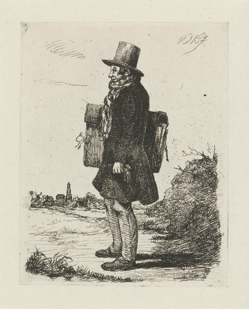 Portrett av Hermanus Jan Hendrik Rijkelijkhuizen av David van der Kellen
