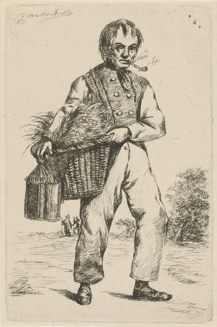To menn i en hage av David van der Kellen