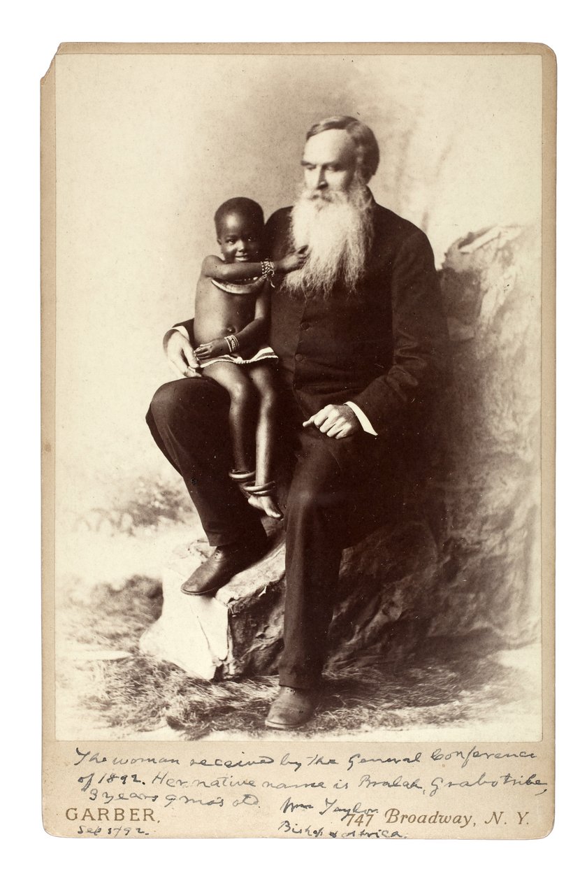 Biskop Taylor og Bralah, New York, 1892 (gelatinsølvtrykk) av Davis Garber