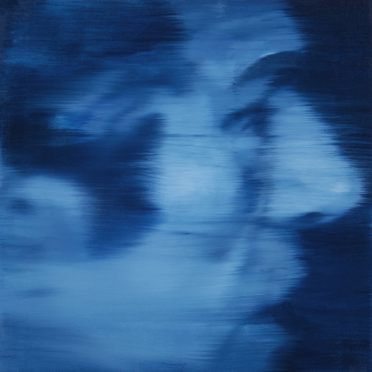 Marcel Broodthaers 7, 2017 (olje på lin) av Davis Lisboa