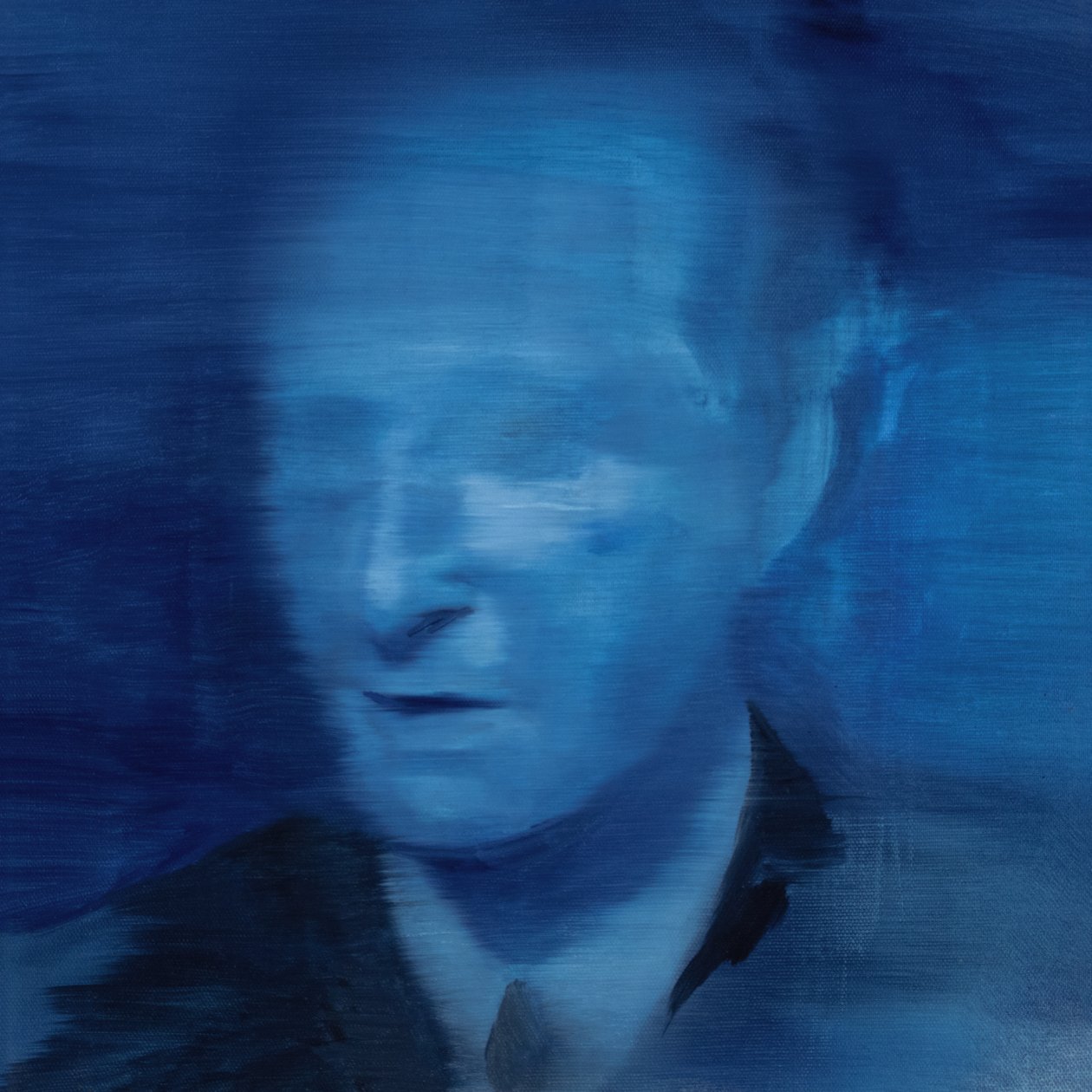 Marcel Duchamp 10, 2017 (olje på lin) av Davis Lisboa