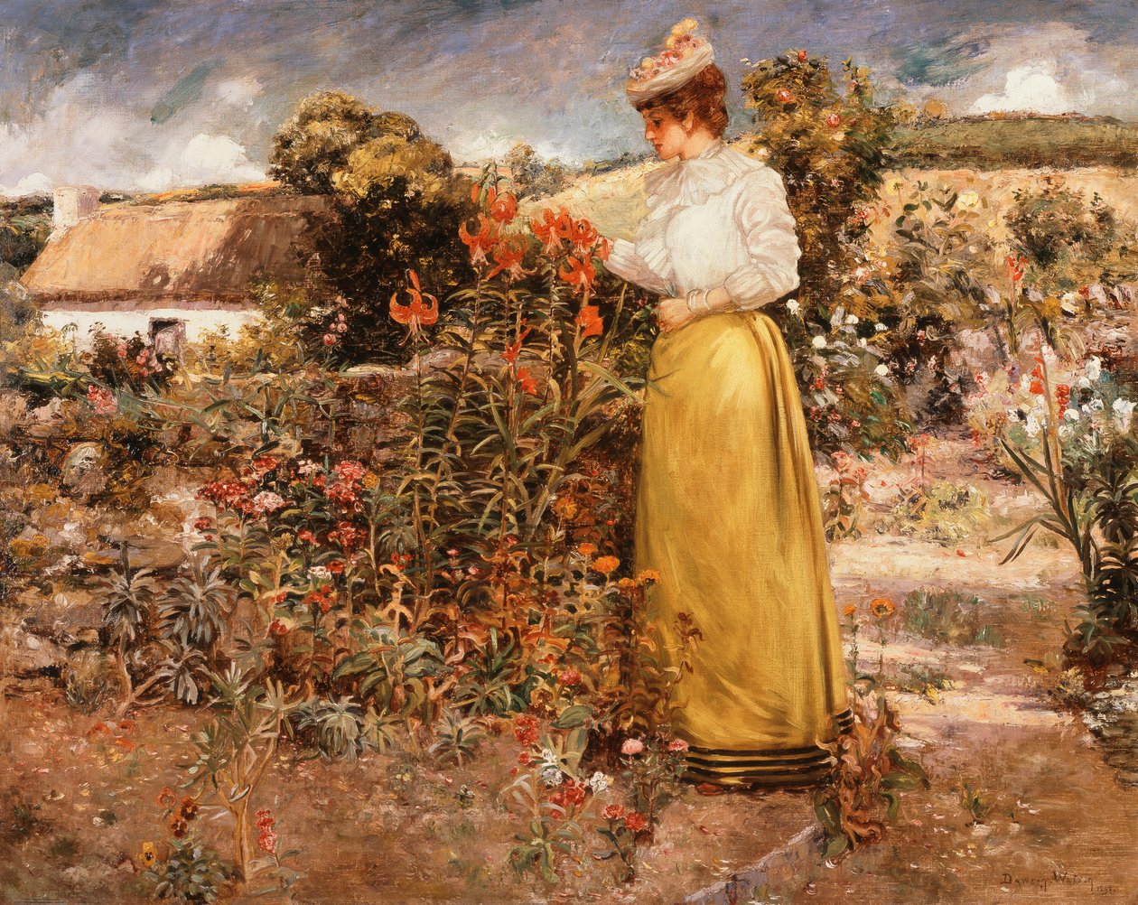 Blant blomstene, Giverny av Dawson Dawson Watson