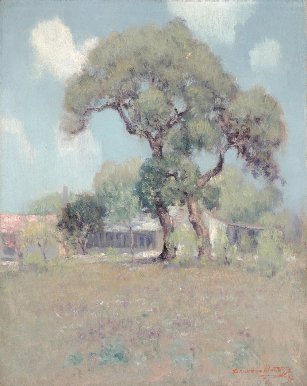 Texas landskap av Dawson Dawson Watson