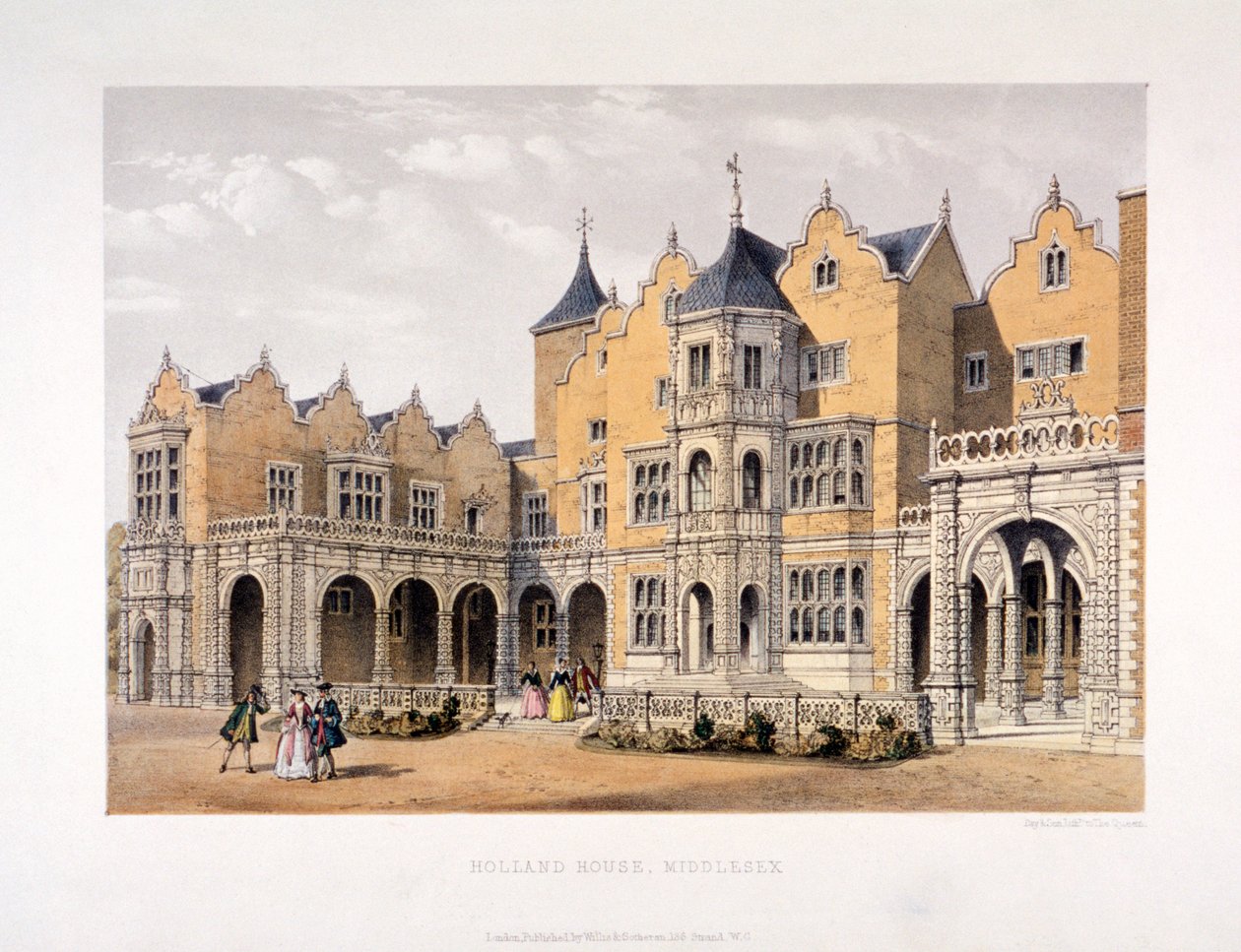 Holland House, Kensington, London, c1850 av Day and Son