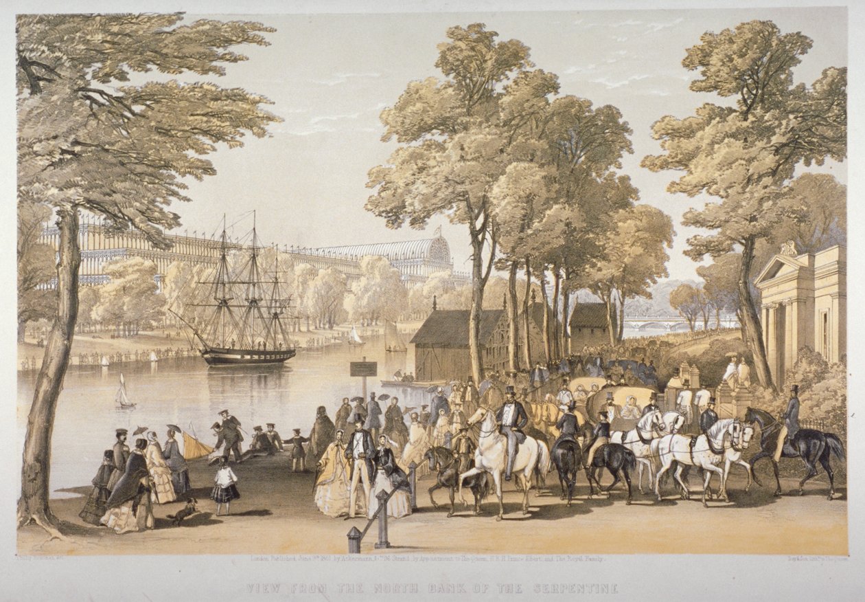 Den store utstillingen, Hyde Park, Westminster, London, 1851. av Day and Son