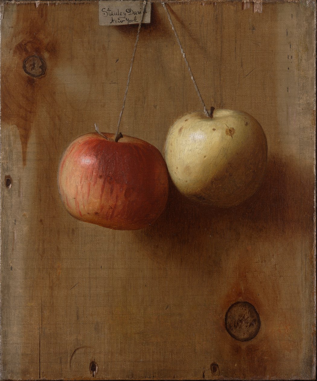To hengende epler av De Scott Evans