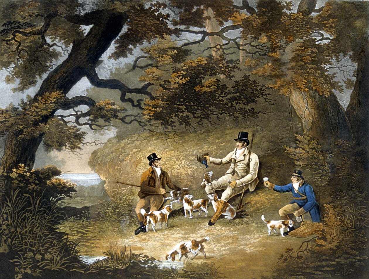 Skyting, plate 3, gravert av R.G. Reeve av Dean Snr. (after) Wolstenholme