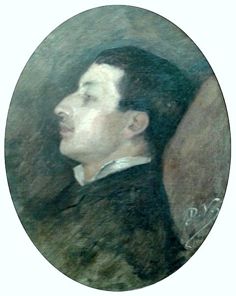 Portrett av maleren Rodolfo Amoedo av Decio Villares