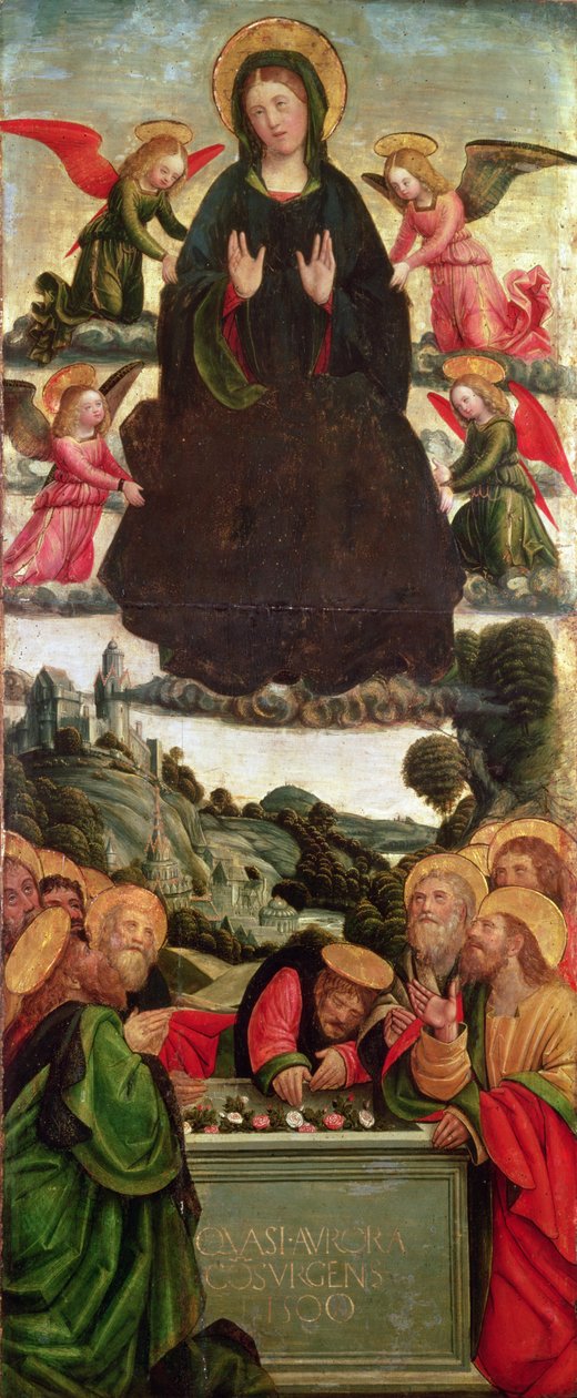 The Assumption of the Virgin (tempera på tre) av Defendente Ferrari