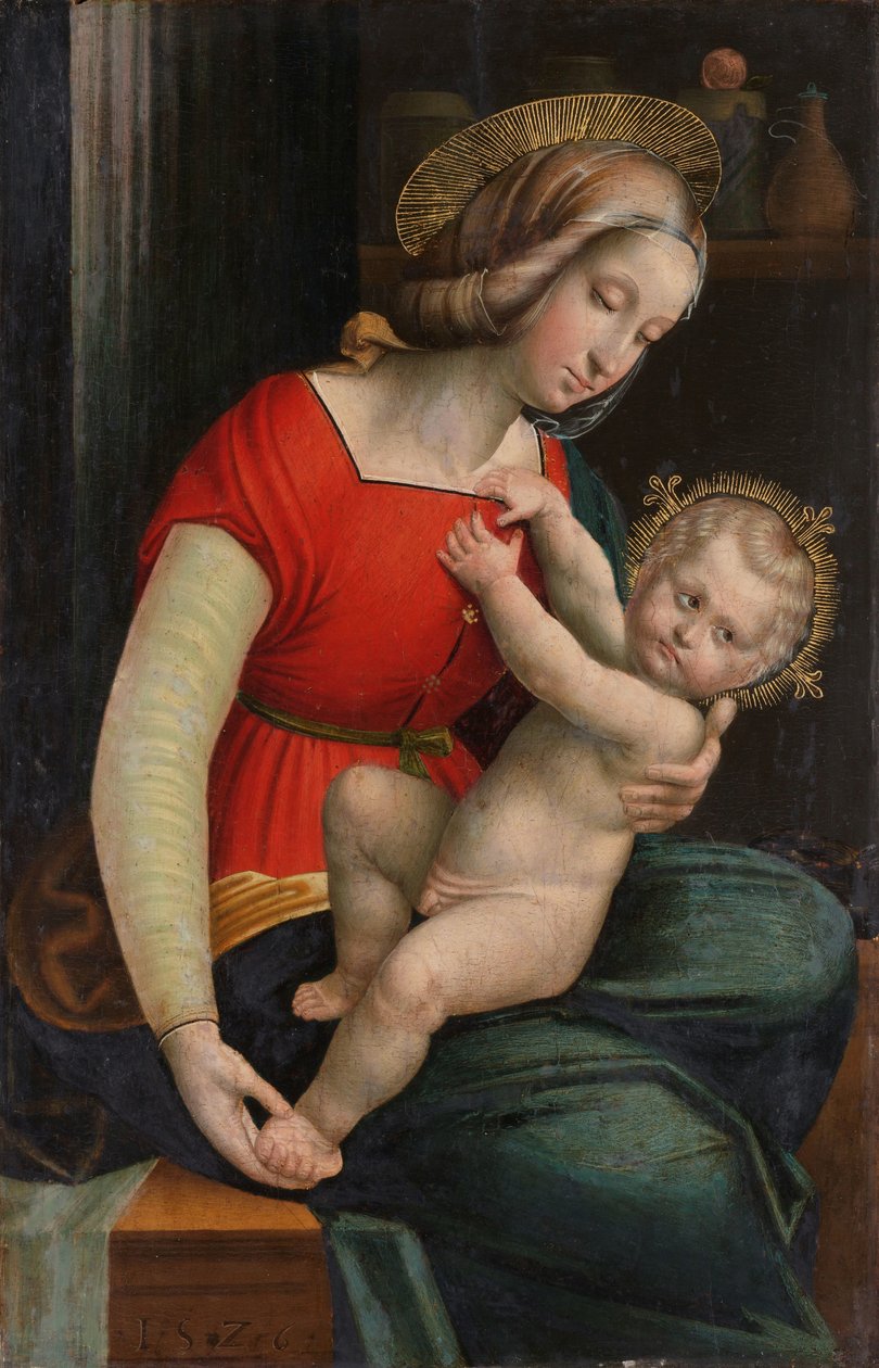 Madonna og barn av Defendente Ferrari