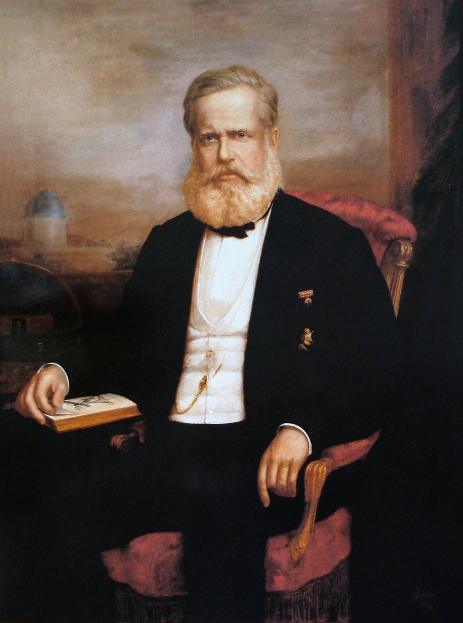 Portrett av Dom Pedro II av Delfim da Camara