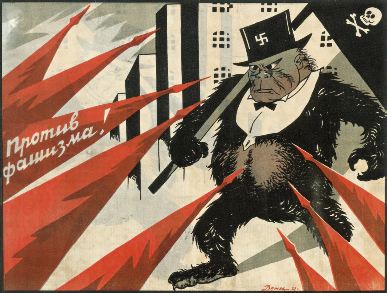 Ned med fascismen!, 1929 av Deni