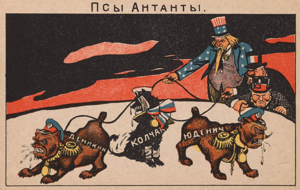 Ententens hunder: Denikin, Kolchak, Yudenich, 1919. av Deni