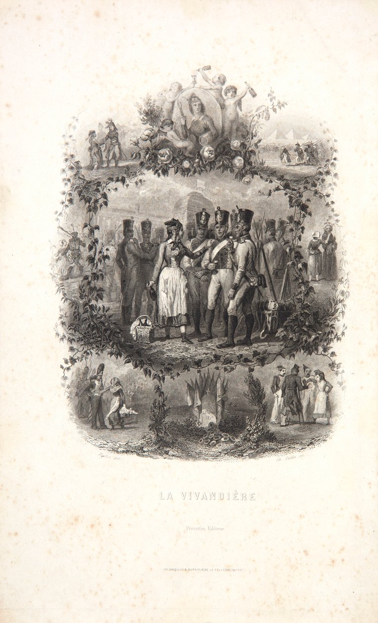Vivandiere av Denis-Auguste-Marie Raffet