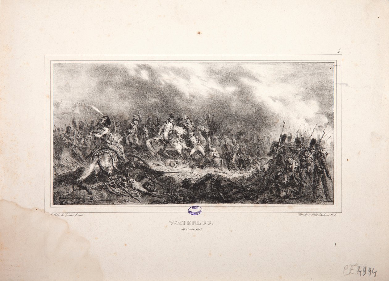 Waterloo, 18. juni 1815 av Denis Auguste Marie Raffet