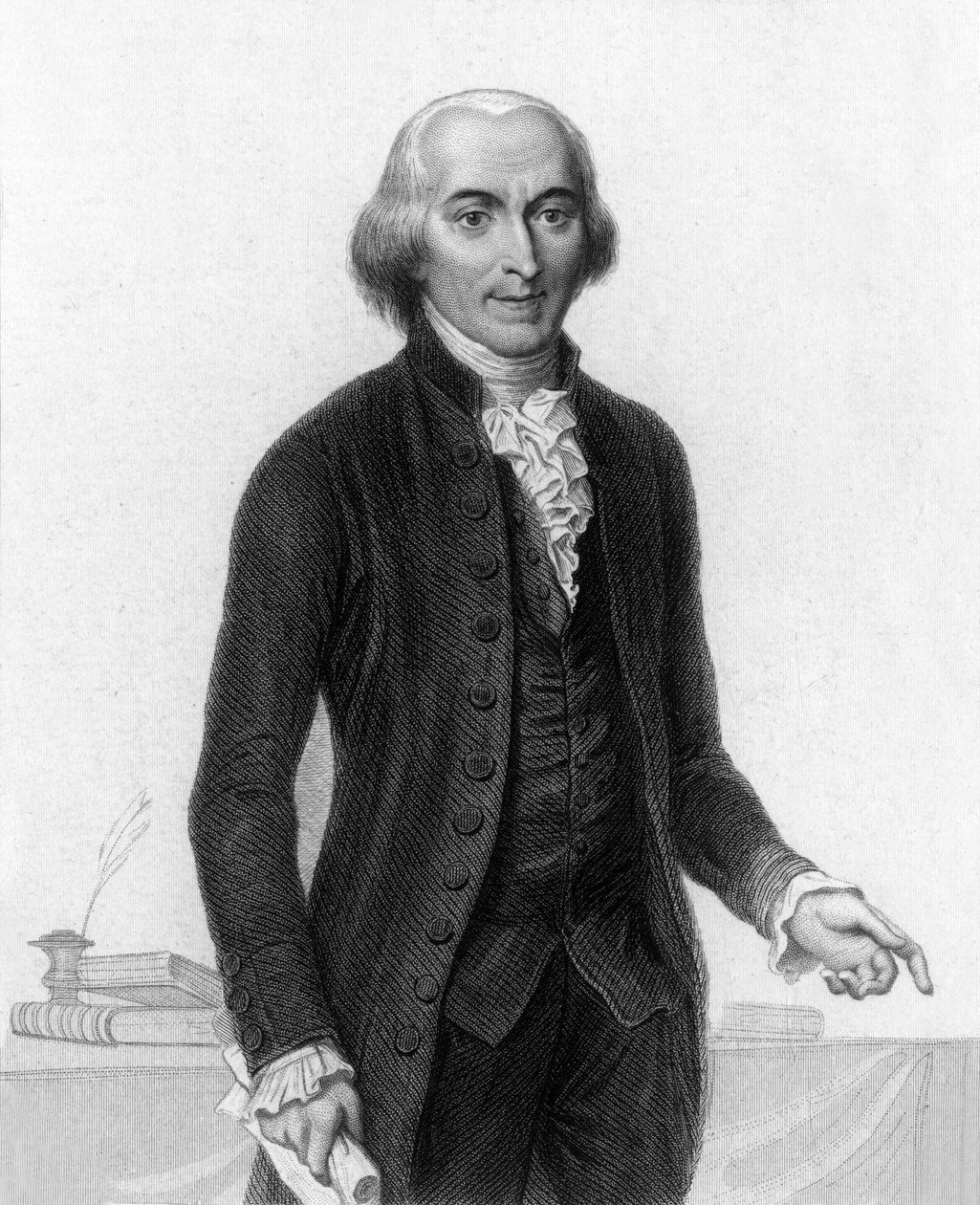 Jean-Marie Roland, Viscount of La Platiere av Denis Auguste Marie (after) Raffet