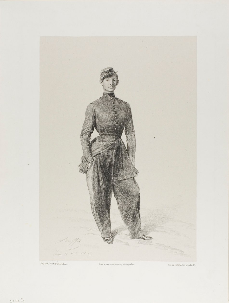 Portrett av Auguste Raffet av Denis Auguste Marie Raffet