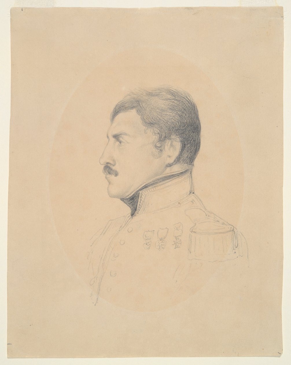 Portrett av general Pelissier av Denis Auguste Marie Raffet