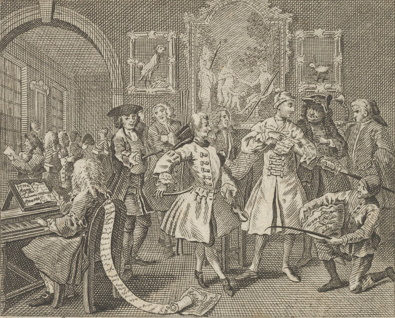 A Rake's Progress, Plate 2, ca. 1800. av Dent