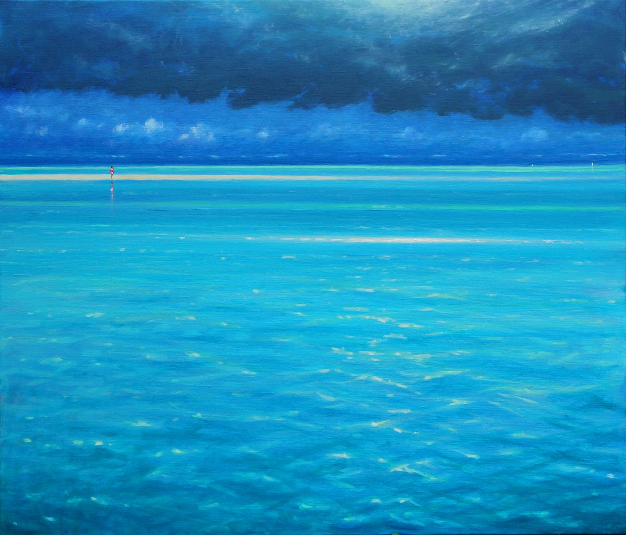 Dreams Of Paradise, 2020 (Oil on Canvas) av Derek Hare