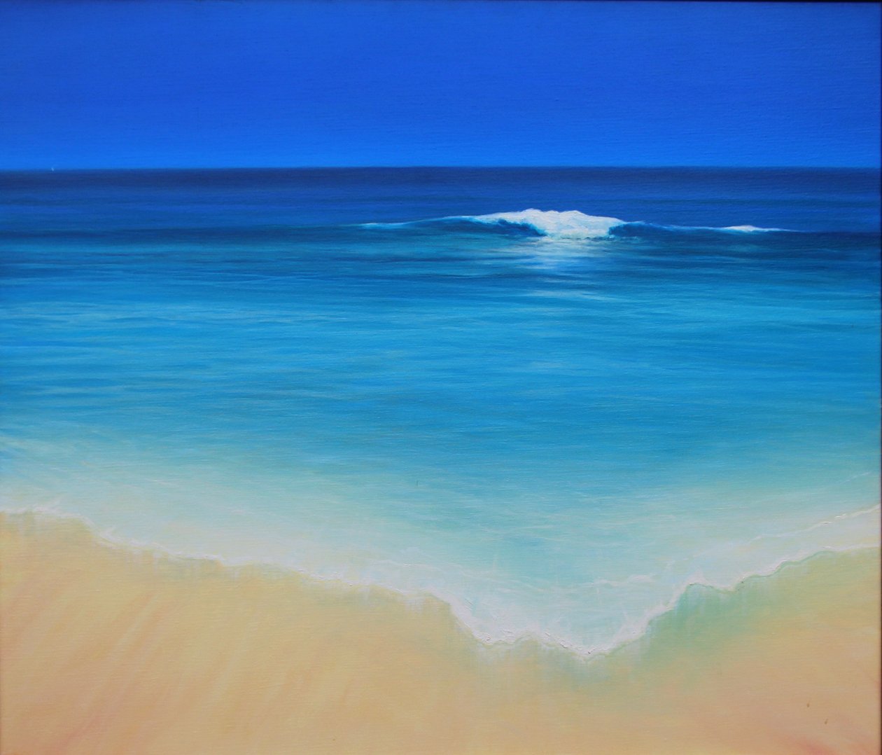 Incoming Wave, 2000 (Olje på lerret) av Derek Hare