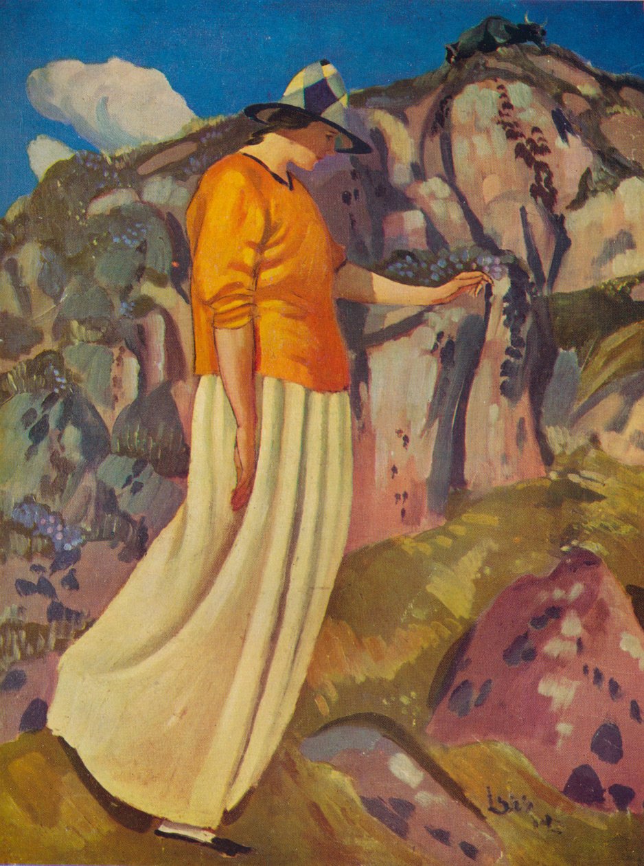 Det gule skjørtet, 1914 av Derwent Lees