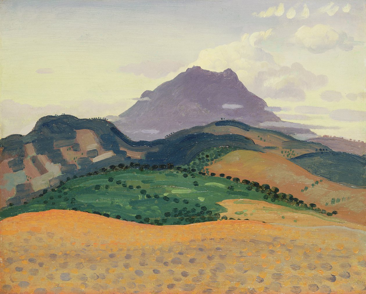 Tour Madeloc i Pyreneene, ca. 1913 av Derwent Lees