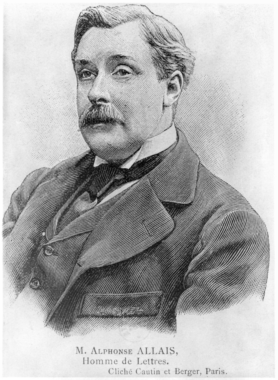 Alphonse Allais (1855-1905) sent på 1800-tallet av Desire Mathieu Quesnel